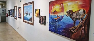Inauguran en la UABCS muestra colectiva de obra plástica