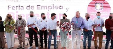 Inaugura Gobernador primera Feria de Empleo y Bienestar La Paz 2022
