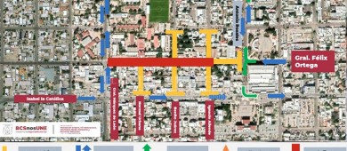 Inicia reconstrucción de la calle Félix Ortega en La Paz