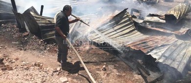 Se quema casa; fuego consume  humilde vivienda en la colonia Villas de Guadalupe
