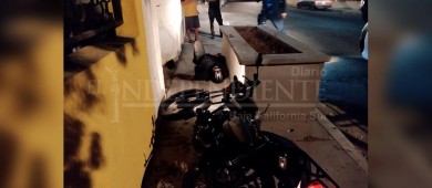 Sufrió diversas fracturas tras salir “disparado” de su motocicleta