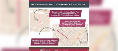 Inicia SEPUIMM con más obras de rehabilitación en calles de La Paz