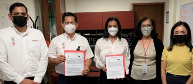 Firman convenio de colaboración DIF Municipal La Paz y CECATI 39