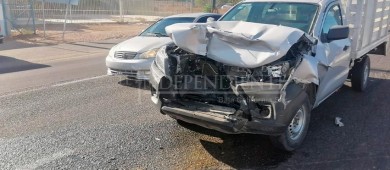 Choque en Camino Real deja lesionado a un masculino