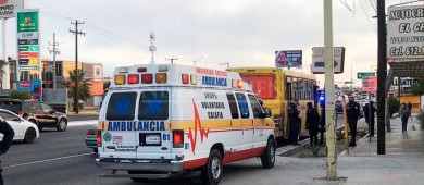 Lesionado un pasajero de urbano que pasó “recio” un reductor de velocidad