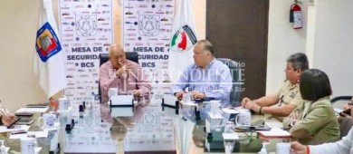 Mesa de seguridad en activo para mantener el orden en playas de BCS