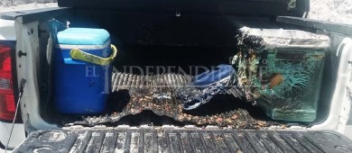 Se quema vehículo de futbolista del América que vacaciona en La Paz