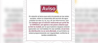 Desmiente SAPA La Paz campaña de desinformación: “trabajamos con la misma normalidad de siempre”