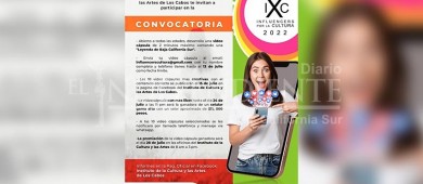 El XIV Ayuntamiento de Los Cabos te invita a participar en el concurso “Influencers por la Cultura”