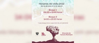 Instalan nuevo horario de ingreso a playa Balandra