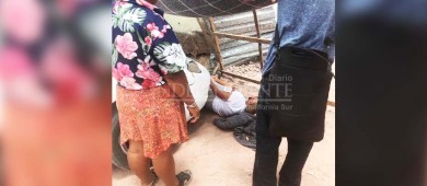 Fracturada mujer tras ser atropellada por su esposo