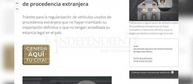 Reiteran llamado a regularizar autos “chocolate” ingresados en BCS