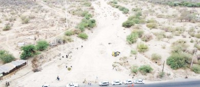 Realiza Servicios Públicos, limpieza de Arroyo el Vaquero