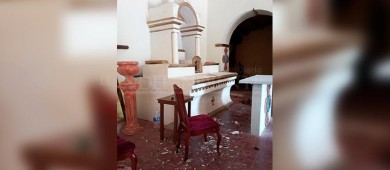 Imagen decapitada de San Blas pertenece al siglo XIX; será reparada por el INAH