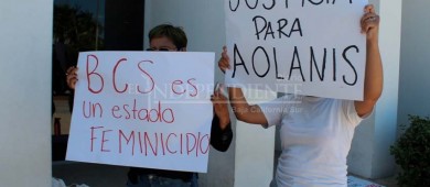 Protestan en PGJE: Piden no liberar a presunto feminicida