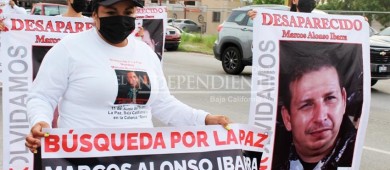 “No debería haber ningún desaparecido en BCS”: familias protestan por desaparecidos