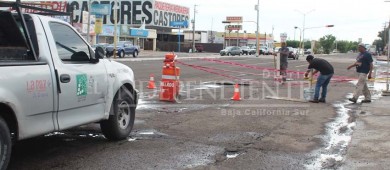 Advierten por socavón de “Las Garzas”