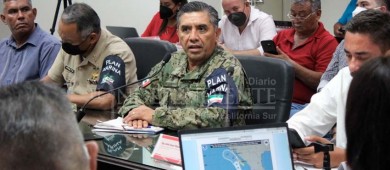 SEMAR envió elementos de la Unidad Naval de Protección Civil a BCS