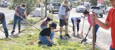Gobierno del Estado y Ayuntamiento, atienden de manera emergente vialidades de La Paz