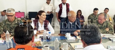Secretarios de Estado realizan visita a zonas afectadas de BCS y BC