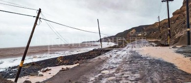 Al menos 50 MDP costará reparar carreteras de BCS tras huracán “Kay”: Castro Cosío