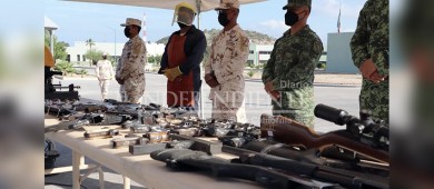 Decomisadas 500 armas en BCS en lo que va del año: Castro Cosío