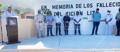 Realizan 46 Aniversario luctuoso de las víctimas del huracán “Lisa”