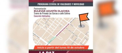Hoy retoman la reconstrucción del bulevar Agustín Olachea en La Paz