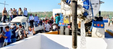 Entregan Planta de Tratamiento de Aguas Residuales en Mesa Colorada, CSL