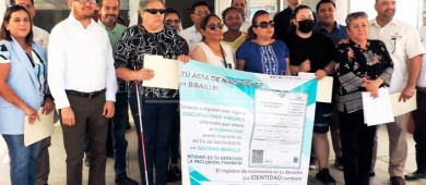 En La Paz ya emiten actas de nacimiento en el sistema Braille