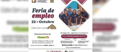 El XIV Ayuntamiento de Los Cabos te invita a participar en la Feria de Empleo 2022
