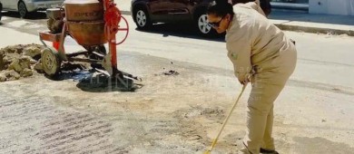 Con 716 baches rehabilitados continúa Oomsapas Los Cabos la tercera etapa del Programa “Bacheo tras fuga”
