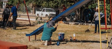 Rehabilita Servicios Públicos La Paz parque de Conquista Agraria