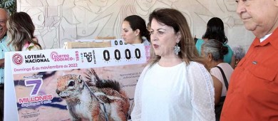 Biodiversidad de BCS  queda inmortalizada en los “cachitos” de la Lotería Nacional