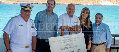 Atestigua el gobernador Castro Cosío el lanzamiento de “Más vida al mar”