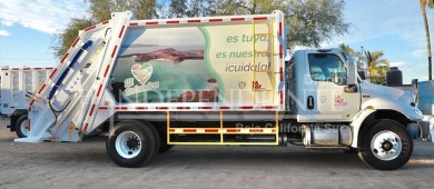 Invierte el Ayto La Paz 8 mdp en dos nuevos camiones de volteo y un camión recolector de basura