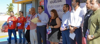PGJE y OXXO implementan el programa “Cuelga no te enganches”