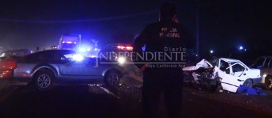 Pierde la vida una persona en accidente automovilístico en La Paz
