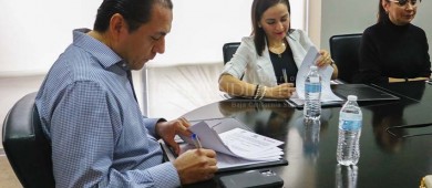 Firma PGJE convenio de colaboración con Tribunal Estatal Electoral