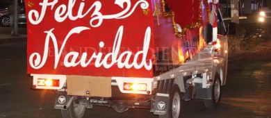 Personal de Servicios Públicos realizó la Caravana Navideña en CSL