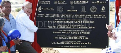 Tras años de espera, colocan la primera piedra de la Nueva Desaladora de CSL