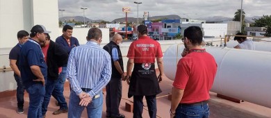 Continúa PC La Paz con supervisiones en el Hospital Salvatierra tras conato de incendio