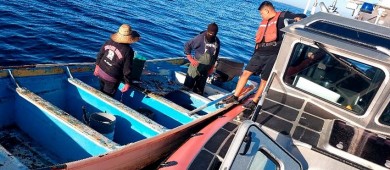 Mientras realizaban inspecciones, elementos de la Marina disuadieron acto de pesca ilegal