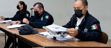 Policías municipales reciben certificación sobre búsqueda de personas desaparecidas y no localizadas, así como trata de personas