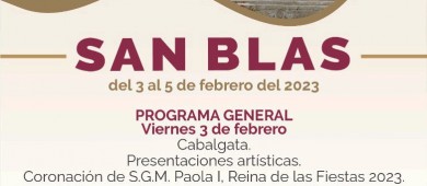 Todo listo para las Tradicionales Fiestas de San Blas