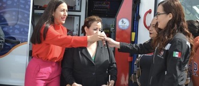 Entrega el Ayuntamiento La Paz ambulancia “Nodal”