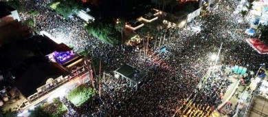 Más de 25 mil personas durante el cierre del Carnaval La Paz 2023
