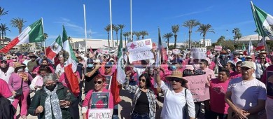 Sumada BCS a la protesta nacional contra el Plan B de la Reforma Electoral