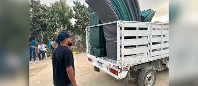 Apoyo del Ayto Los Cabos llegó a 6 familias que lo perdieron todo en un incendio