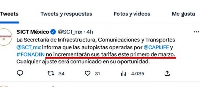 Siempre no… SICT cancela aumento de costo de peaje de la caseta CSL – SJC